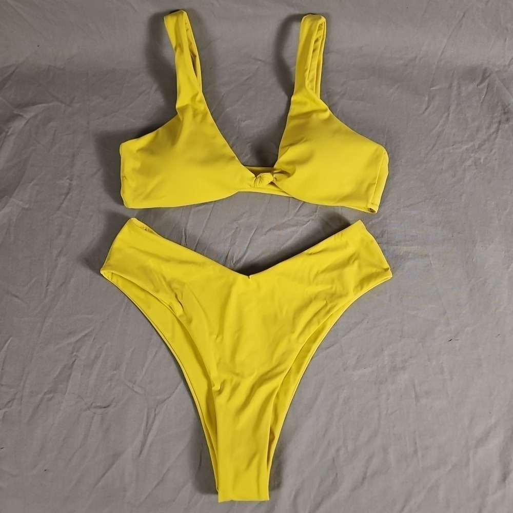 Two Piece‎ Medium Yellow Bikini